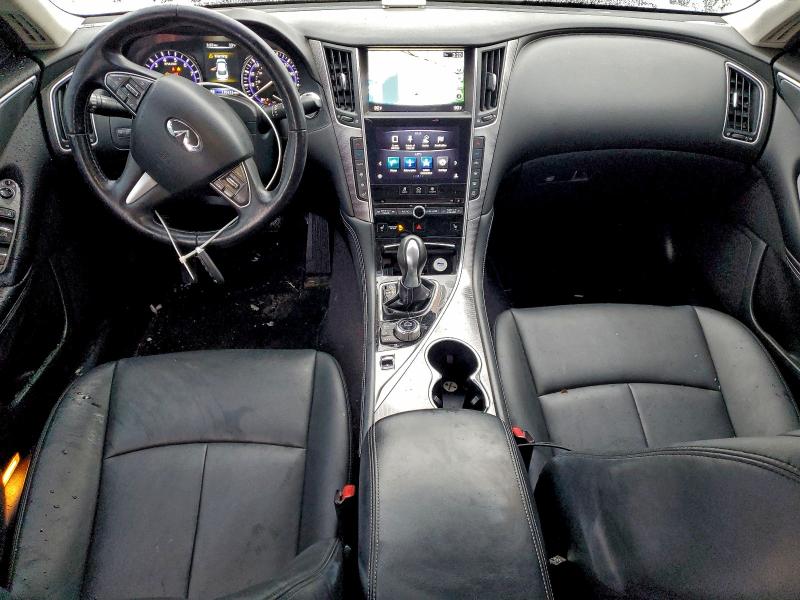 2015 Infiniti Q50 VIN JN1BV7AR3FM416905 COPART salvage auction — FRONT END, Il - Salvage Certificate, sold $2,700 on 2026-07-09 (photo 8)