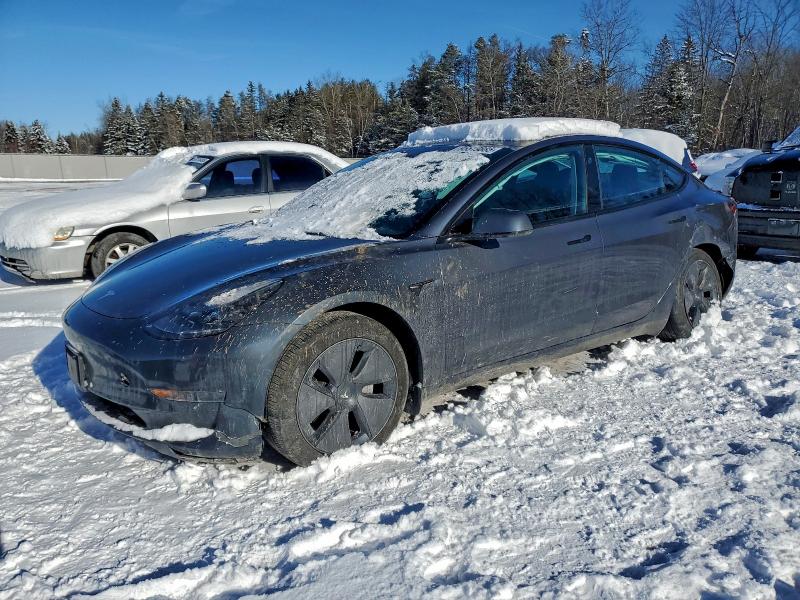 2023 Tesla Model 3 VIN LRW3E1FA2PC891743 COPART salvage auction — REAR END, ON - PERMIT NO BRAND - UNFIT, sold $15,150 on 2026-07-07 (photo 1)