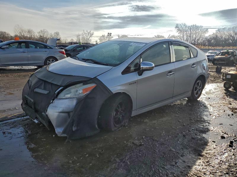 2013 Toyota Prius VIN JTDKN3DU1D1684503 COPART salvage auction — FRONT END, Il - Salvage Certificate, sold $1,250 on 2026-07-08 (photo 1)