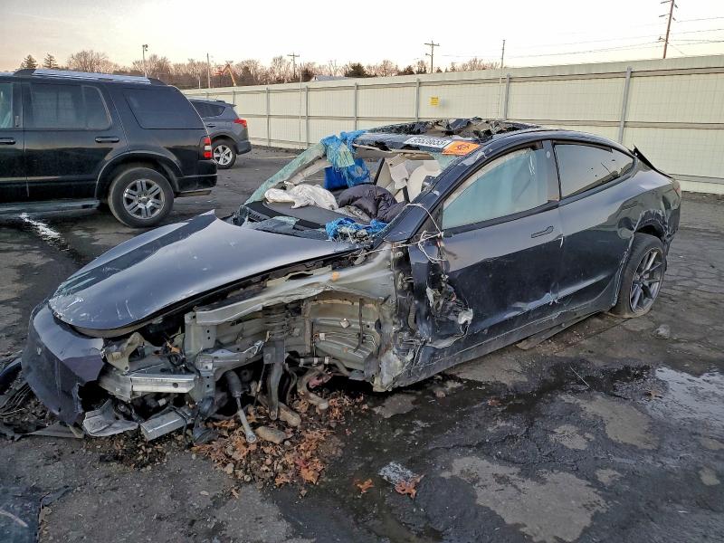 2022 Tesla Model 3 VIN 5YJ3E1EB7NF127173 COPART salvage auction — ALL OVER, VA - CERT OF TITLE - SALVAGE (P), sold $700 on 2026-07-10 (photo 1)