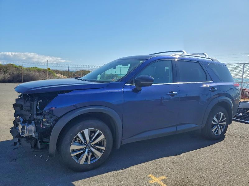 2024 Nissan Pathfinder VIN 5N1DR3CA4RC218897 COPART salvage auction — FRONT END, Hi - Certificate Of Salvage, sold $100 on 2026-07-27 (photo 1)