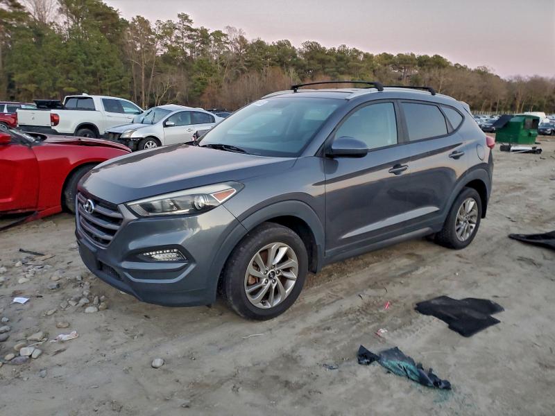 2016 Hyundai Tucson VIN KM8J33A43GU222464 COPART salvage auction — MECHANICAL, De - Certificate Of Title, sold $1,450 on 2026-07-21 (photo 1)