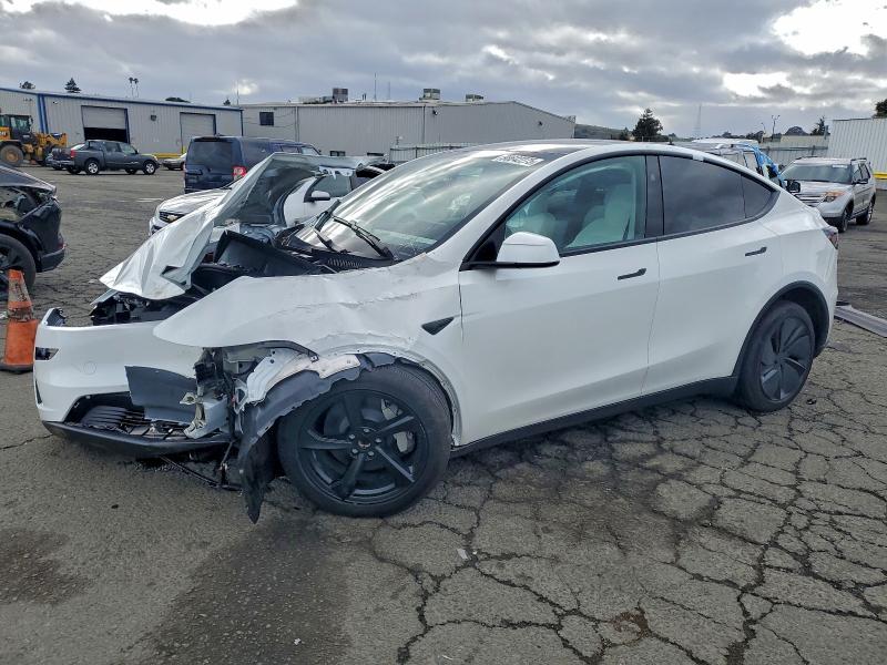 2026 Tesla Model y VIN 7SAYGDED2TF420322 COPART salvage auction — FRONT END, CA - SALVAGE CERTIFICATE, sold $11,300 on 2026-07-24 (photo 1)