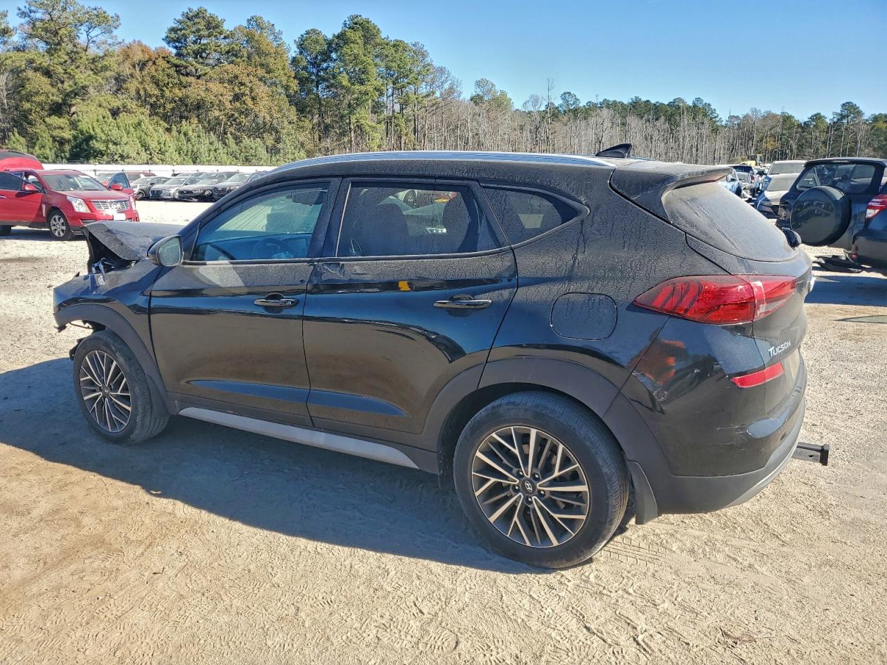 2021 Hyundai Tucson VIN KM8J33AL4MU287990 COPART salvage auction — Front End, SC - CERT OF TITLE-SALVAGE, sold $3,700 on 2026-06-29 (photo 2)