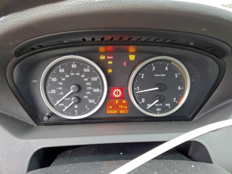 2004 BMW 6er VIN WBAEH73404B190251 COPART salvage auction — FRONT END, Ar - Cert Of Title-Salvage, sold $650 on 2026-08-03 (photo 9)