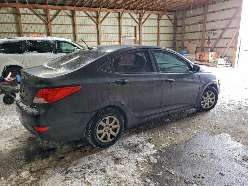 2014 Hyundai Accent VIN KMHCT4AE9EU772224 COPART salvage auction — FRONT END, On - Permit No Brand - Unfit, sold $375 on 2026-07-28 (photo 3)