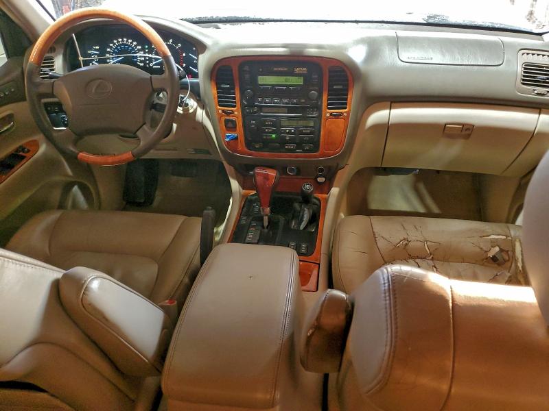2000 Lexus Lx VIN JT6HT00W0Y0080756 COPART salvage auction — FRONT END, Pa - Certificate Of Salvage, sold $2,600 on 2026-07-10 (photo 8)