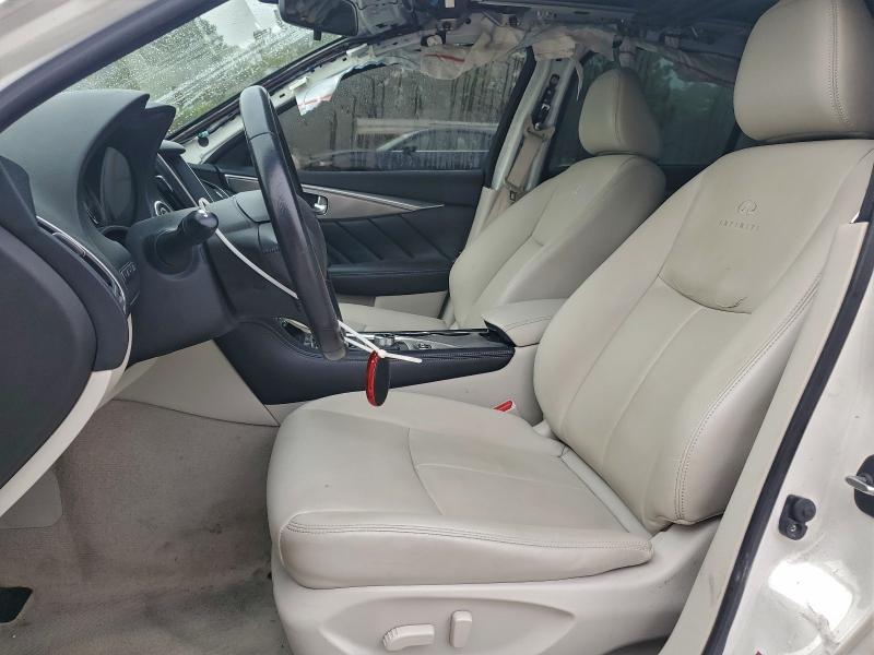 2014 Infiniti Q50 VIN JN1BV7AP8EM693269 COPART salvage auction — SIDE, Tx - Certificate Of Title, sold $2,450 on 2026-07-07 (photo 7)