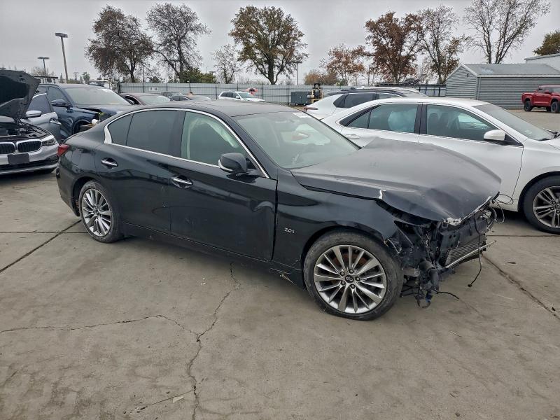 2018 Infiniti Q50 VIN JN1CV7AP0JM241170 COPART salvage auction — FRONT END, Ca - Dis/Dlr/Exp Only Clean Title, sold $2,475 on 2026-07-13 (photo 4)