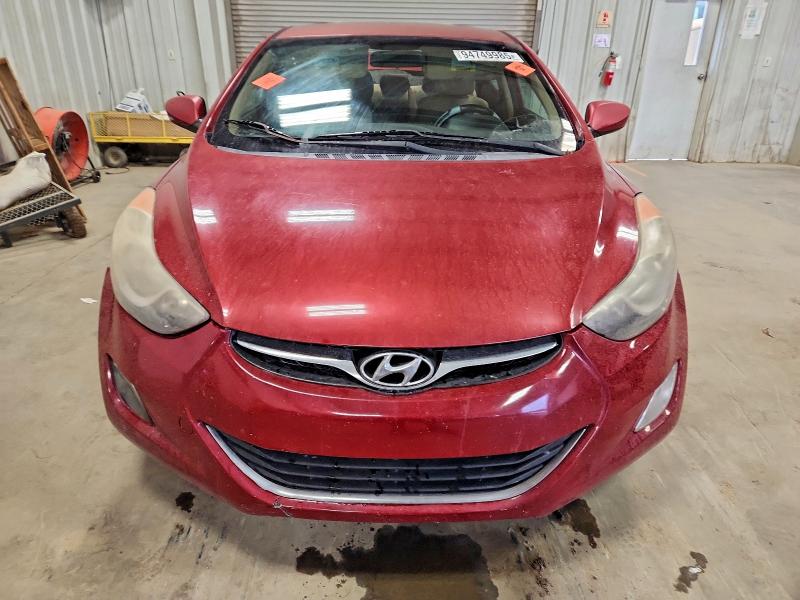 2012 Hyundai Elantra VIN KMHDH4AE6CU324090 COPART salvage auction — REAR END, Ar - Cert Of Title-Salvage, sold $90 on 2026-07-13 (photo 5)
