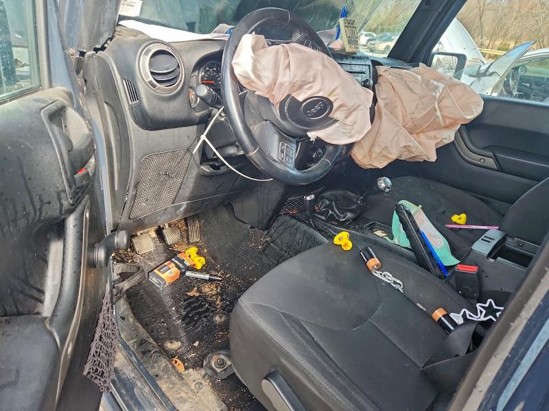 2016 Jeep Wrangler unlimited VIN 1C4BJWDG9GL347822 COPART salvage auction — FRONT END, Mo - Salvage Certificate Of Title, sold $2,400 on 2026-07-02 (photo 8)