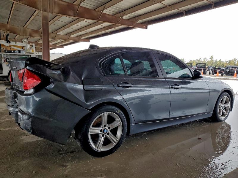 2015 BMW 3 series VIN WBA3B1G59FNT64229 COPART salvage auction — REAR END, Tx - Salvage Vehicle Title, sold $675 on 2026-07-31 (photo 3)