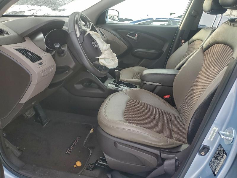 2012 Hyundai Tucson VIN KM8JU3AC3CU340738 COPART salvage auction — FRONT END, Il - Salvage Certificate, sold $850 on 2026-07-28 (photo 7)