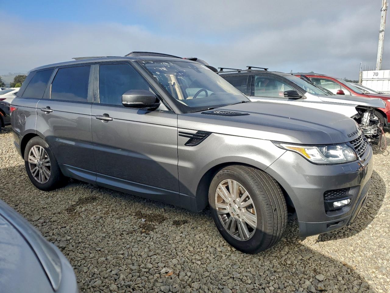 2017 Land Rover Range Rover Sport VIN SALWR2FV1HA669651 COPART salvage auction — Minor Dent/Scratches, CA - DIS/DLR/EXP ONLY CLEAN TITLE, sold $1,550 on 2026-07-03 (photo 4)