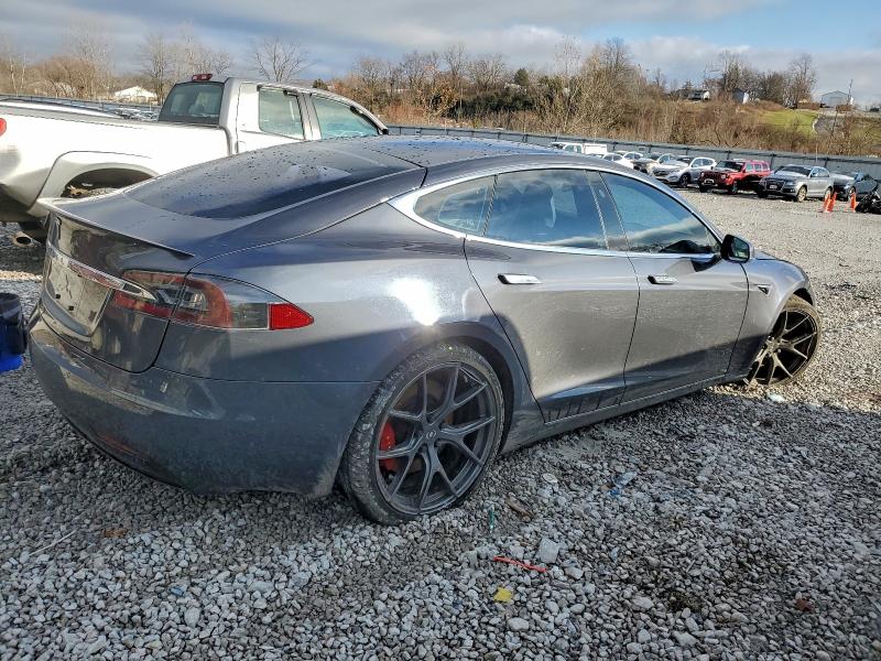 2017 Tesla Model s VIN 5YJSA1E28HF198670 COPART salvage auction — FRONT END, Id - Salvage Certificate Of Title, sold $6,100 on 2026-07-31 (photo 3)