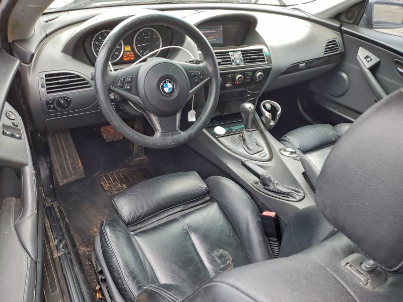 2004 BMW 6er VIN WBAEH73404B190251 COPART salvage auction — FRONT END, Ar - Cert Of Title-Salvage, sold $650 on 2026-08-03 (photo 8)
