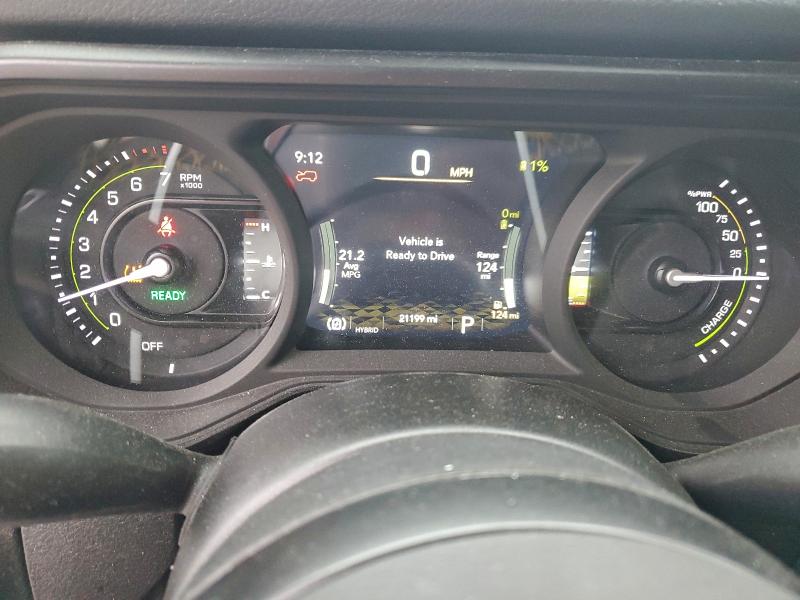 2024 Jeep Wrangler / VIN 1C4RJXN67RW144343 COPART salvage auction — FRONT END, Ma - Cert Of Title-Salvage, sold $7,500 on 2026-07-29 (photo 9)