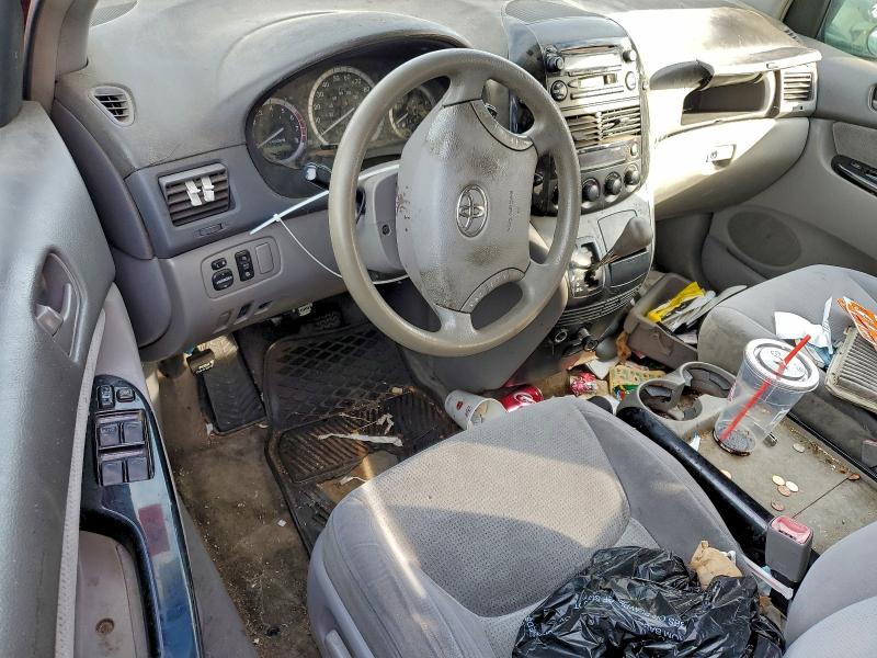 2005 Toyota Sienna VIN 5TDZA23C65S355250 COPART salvage auction — REAR END, Id - Salvage Certificate Of Title, sold $625 on 2026-07-13 (photo 8)