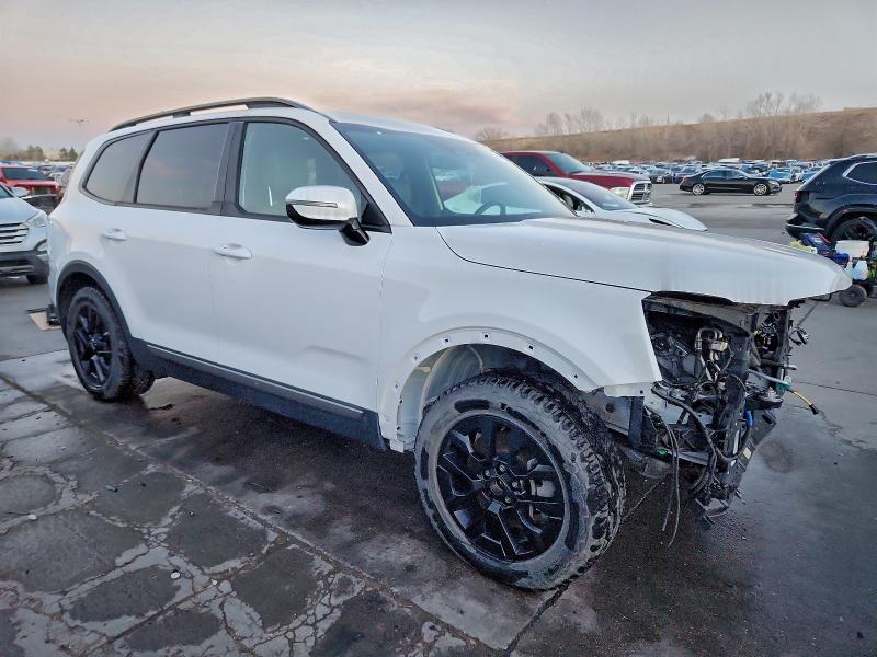 2023 Kia Telluride VIN 5XYP5DGC1PG349938 COPART salvage auction — FRONT END, Co - Salvage Title, sold $15,000 on 2026-07-13 (photo 4)