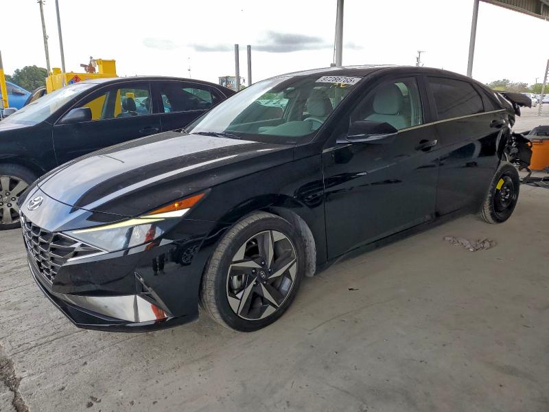 2022 Hyundai Elantra VIN 5NPLN4AG7NH069232 COPART salvage auction — REAR END, Salvage Title, sold $350 on 2026-07-27 (photo 1)