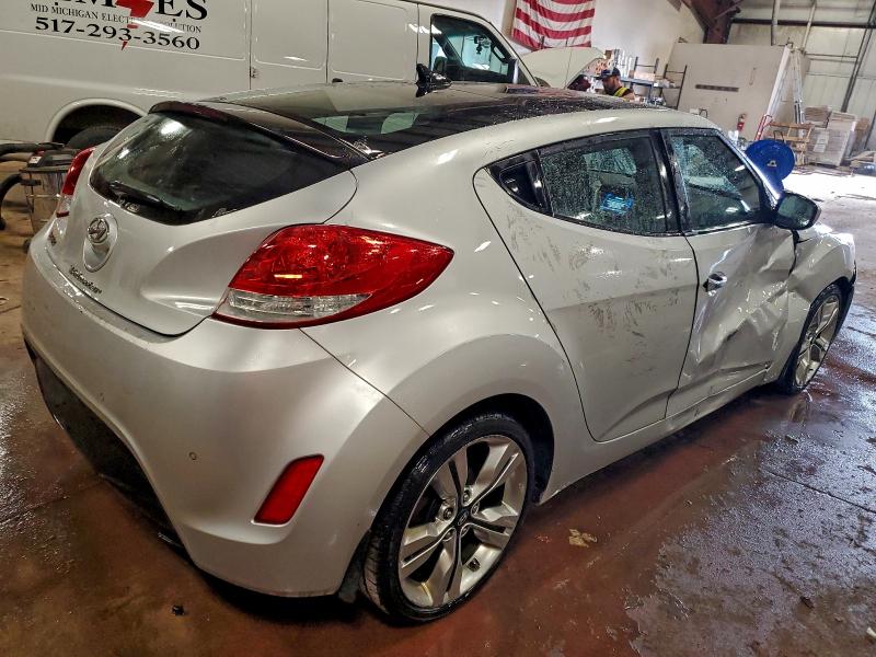 2013 Hyundai Veloster VIN KMHTC6AD5DU121898 COPART salvage auction — FRONT END, Mi - Certificate Of Title, sold $350 on 2026-07-10 (photo 3)