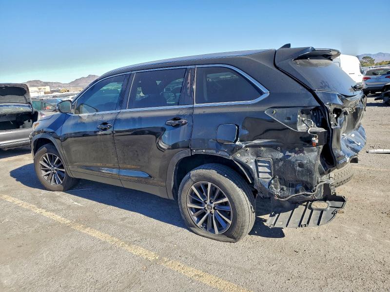 2019 Toyota Highlander VIN 5TDKZRFH9KS565234 COPART salvage auction — REAR END, Nv - Salvage Title, sold $7,200 on 2026-07-14 (photo 2)