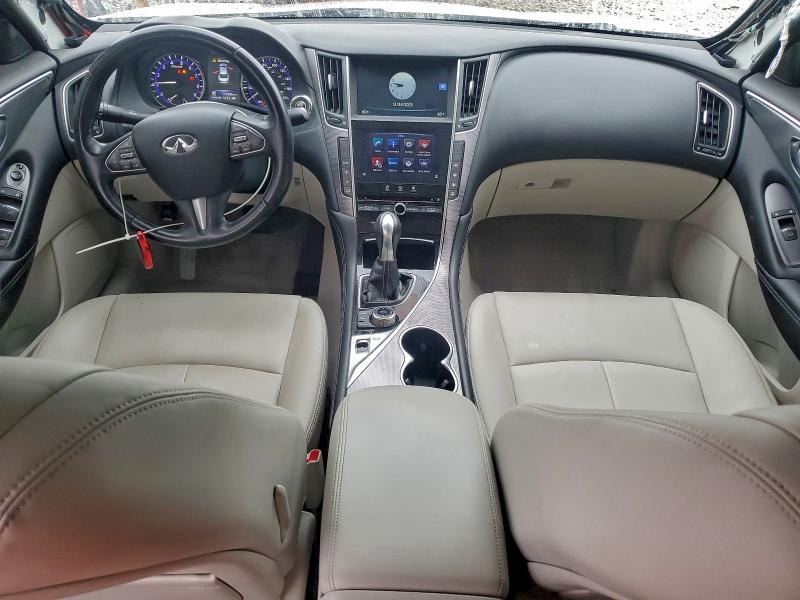2014 Infiniti Q50 VIN JN1BV7AP8EM693269 COPART salvage auction — SIDE, Tx - Certificate Of Title, sold $2,450 on 2026-07-07 (photo 8)