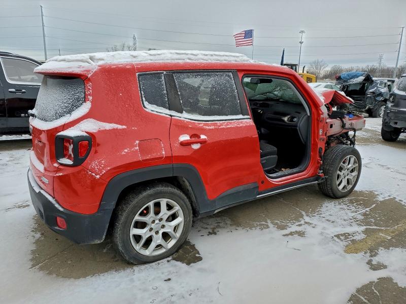 2016 Jeep Renegade VIN ZACCJABT0GPD59926 COPART salvage auction — FRONT END, Mi - Certificate Of Title, sold $350 on 2026-07-09 (photo 3)