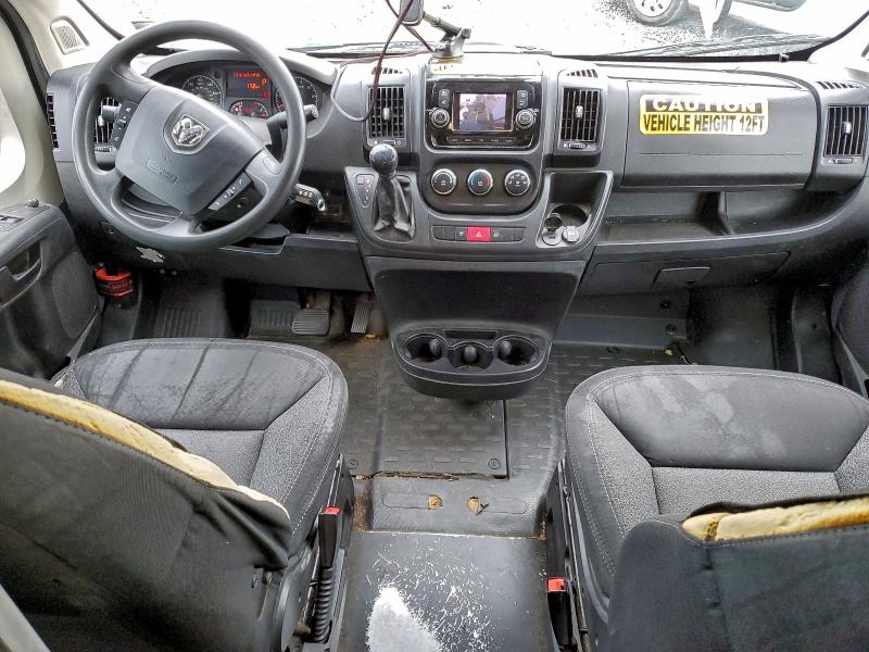 2020 Ram Promaster 3500 VIN 3C6URVJG2LE129036 COPART salvage auction — MECHANICAL, Va - Certificate Of Title, sold $8,850 on 2026-07-29 (photo 8)