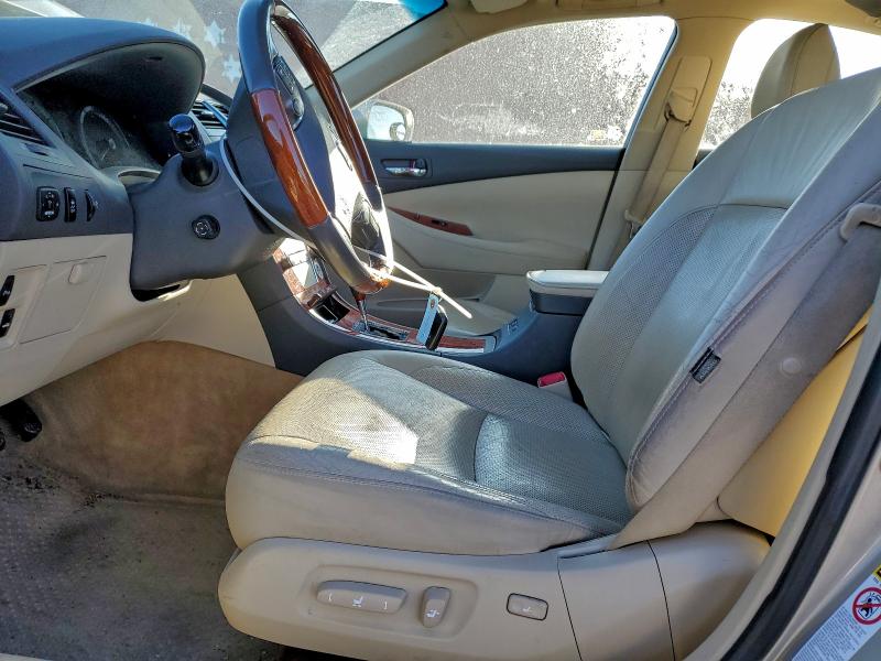 2011 Lexus ES VIN JTHBK1EG8B2430220 COPART salvage auction — FRONT END, Il - Salvage Certificate, sold $1,700 on 2026-07-21 (photo 7)