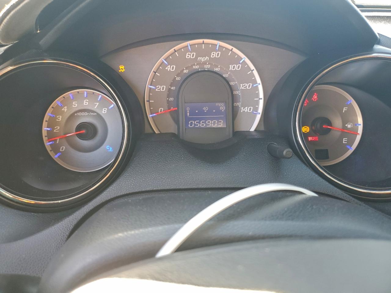 2012 Honda Fit VIN JHMGE8H58CC042044 COPART salvage auction — Front End, CA - SALVAGE CERTIFICATE, sold $3,250 on 2026-02-12 (photo 9)