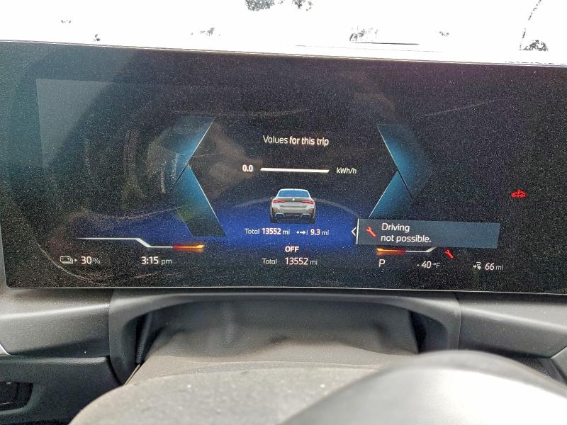 2024 BMW I4 VIN WBY83FB03RFS88261 COPART salvage auction — FRONT END, CO - CERTIFICATE OF TITLE, sold $17,800 on 2026-07-28 (photo 9)