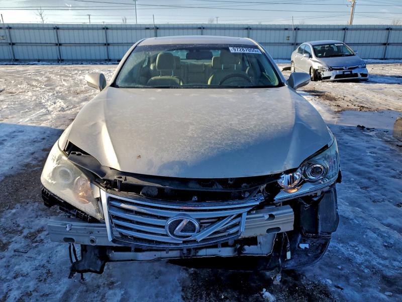 2011 Lexus ES VIN JTHBK1EG8B2430220 COPART salvage auction — FRONT END, Il - Salvage Certificate, sold $1,700 on 2026-07-21 (photo 5)