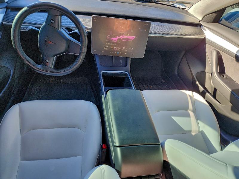 2022 Tesla Model 3 VIN 5YJ3E1EA9NF337989 COPART salvage auction — Front End, TX - CERTIFICATE OF TITLE, sold $3,450 on 2026-02-11 (photo 8)