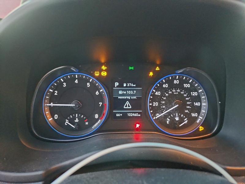 2020 Hyundai Kona VIN KM8K2CAA0LU448663 COPART salvage auction — SIDE, Salvage Title, sold $2,500 on 2026-07-23 (photo 9)