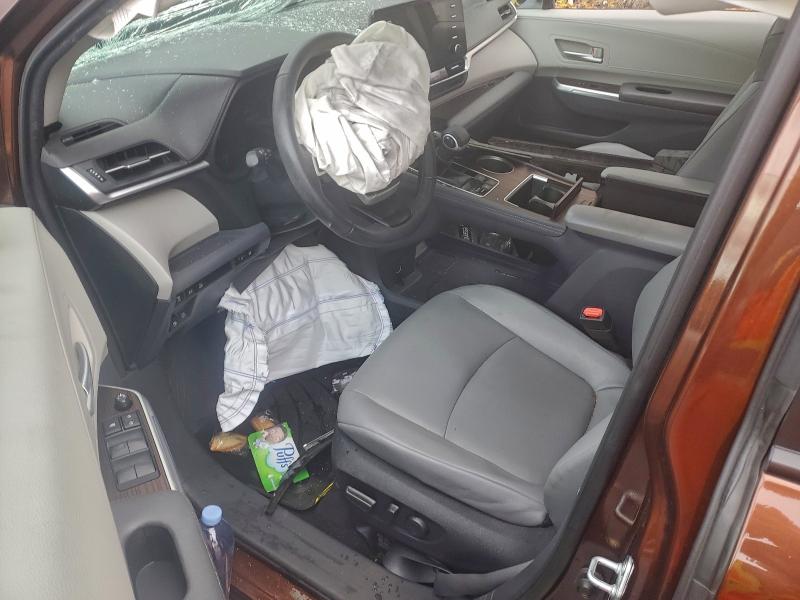 2023 Toyota Sienna VIN 5TDJSKFC3PS103772 COPART salvage auction — FRONT END, Or - Salvage Title Certificate, sold $5,300 on 2026-07-22 (photo 8)
