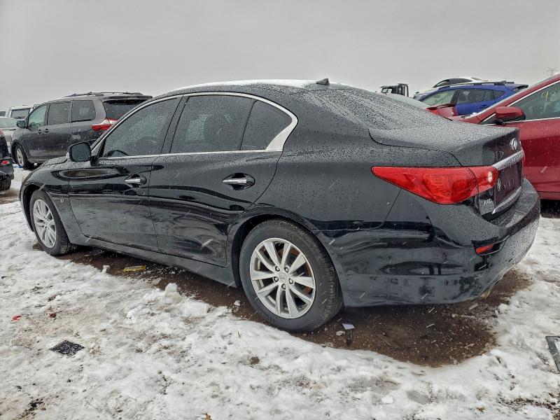2015 Infiniti Q50 VIN JN1BV7AR3FM416905 COPART salvage auction — FRONT END, Il - Salvage Certificate, sold $2,700 on 2026-07-09 (photo 2)