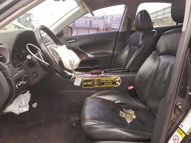 2007 Lexus Is VIN JTHBE262872011257 COPART salvage auction — FRONT END, Oh - Cert Of Title-Salvage, sold $300 on 2026-07-02 (photo 7)