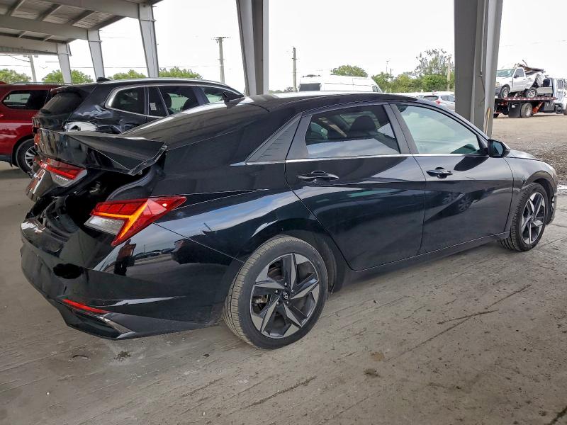 2022 Hyundai Elantra VIN 5NPLN4AG7NH069232 COPART salvage auction — REAR END, Salvage Title, sold $350 on 2026-07-27 (photo 3)