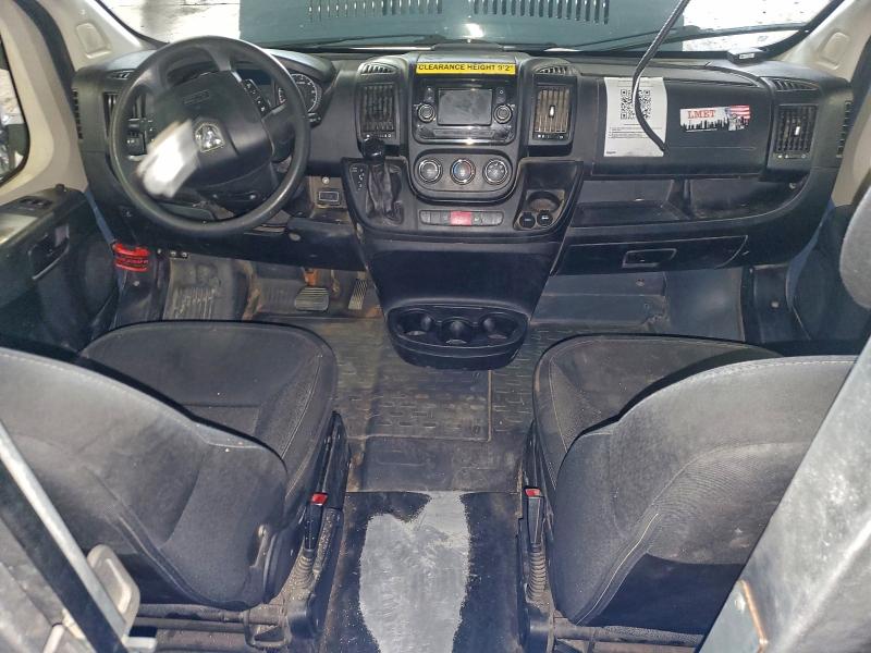 2020 Ram Promaster 3500 VIN 3C6URVJG2LE145236 COPART salvage auction — FRONT END, Mi - Dealer Only Clean Title, sold $3,950 on 2026-07-08 (photo 8)