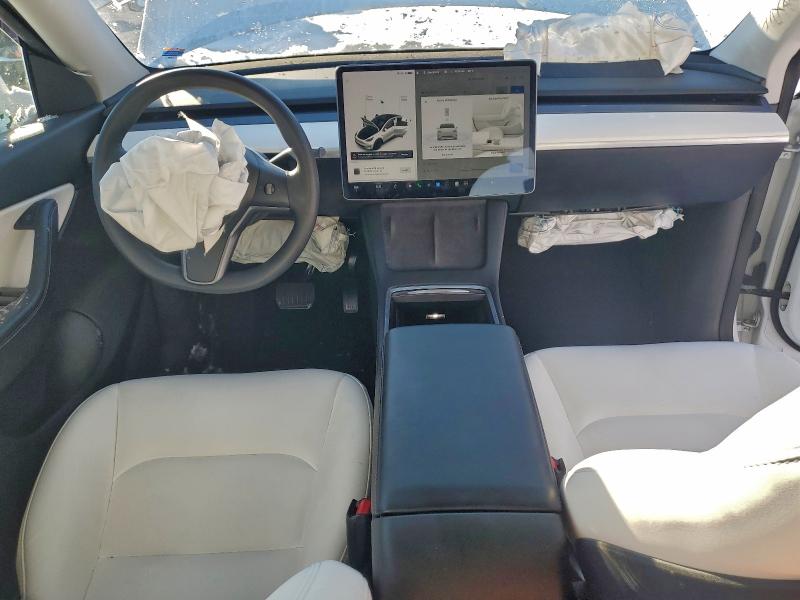 2021 Tesla Model y VIN 5YJYGDEE4MF179533 COPART salvage auction — FRONT END, Mi - Scrap Certificate Of Title, sold $200 on 2026-07-22 (photo 8)