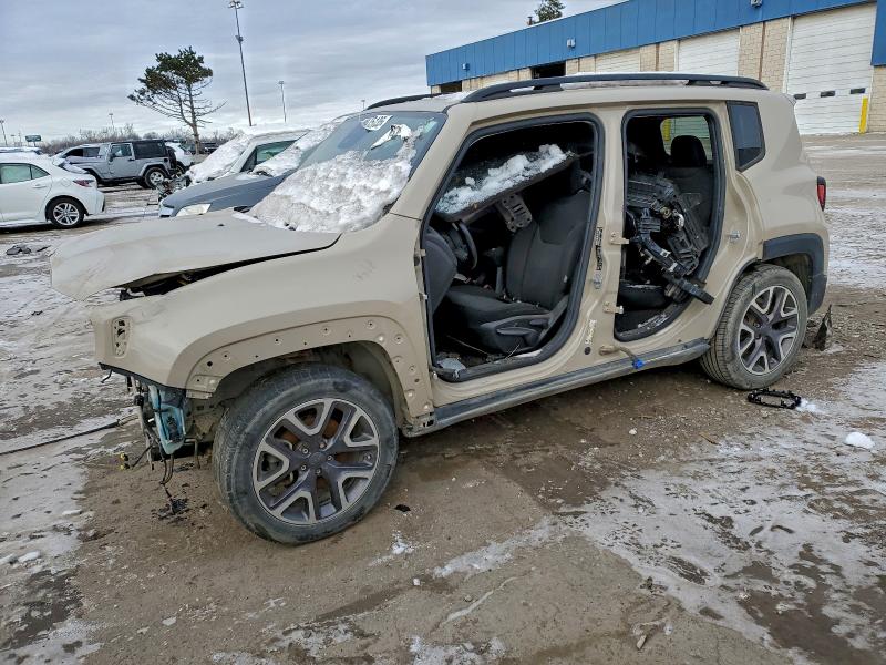 2015 Jeep Renegade VIN ZACCJABT2FPB32218 COPART salvage auction — FRONT END, Mi - Certificate Of Title, sold $400 on 2026-07-09 (photo 1)