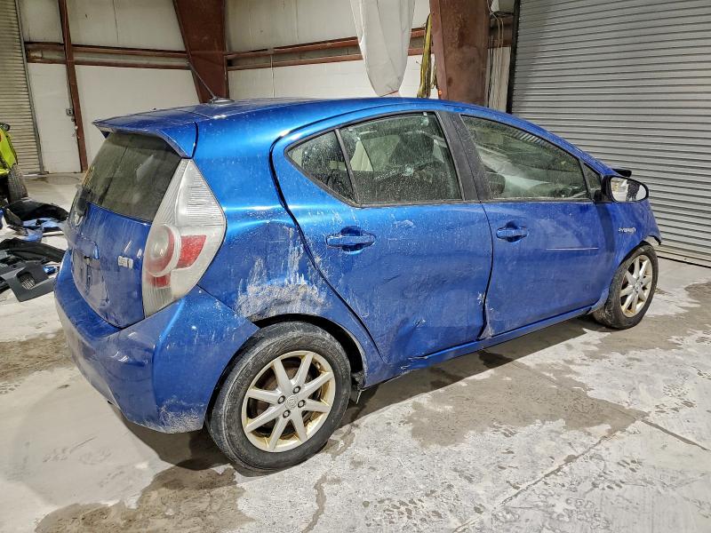 2012 Toyota Prius c VIN JTDKDTB30C1011522 COPART salvage auction — FRONT END, Ny - Certificate Of Title, sold $375 on 2026-07-13 (photo 3)