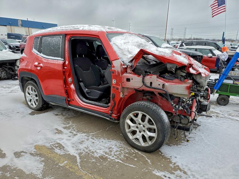 2016 Jeep Renegade VIN ZACCJABT0GPD59926 COPART salvage auction — FRONT END, Mi - Certificate Of Title, sold $350 on 2026-07-09 (photo 4)