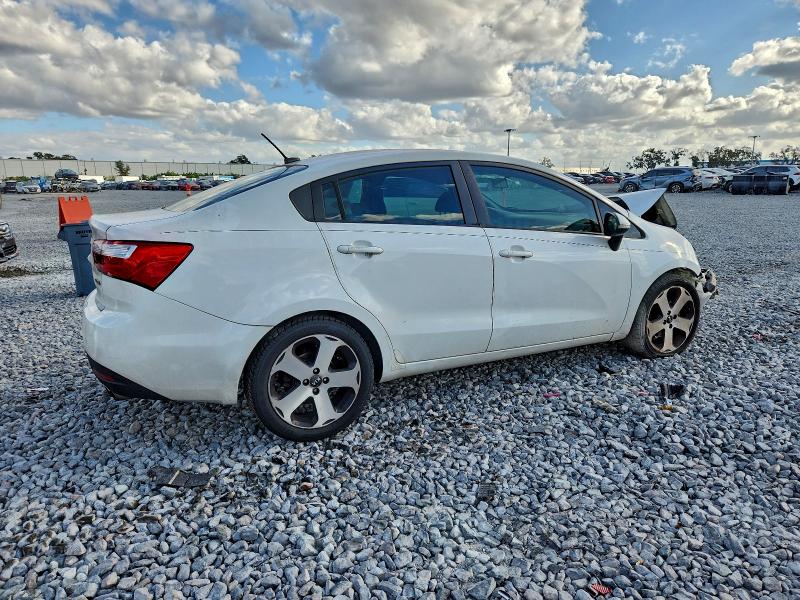 2014 Kia Rio VIN KNADN4A36E6335428 COPART salvage auction — FRONT END, Fl - Cert Of Title Slvg Rebuildable, sold $500 on 2026-07-08 (photo 3)