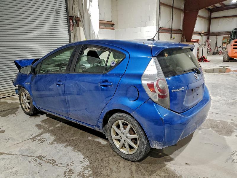 2012 Toyota Prius c VIN JTDKDTB30C1011522 COPART salvage auction — FRONT END, Ny - Certificate Of Title, sold $375 on 2026-07-13 (photo 2)