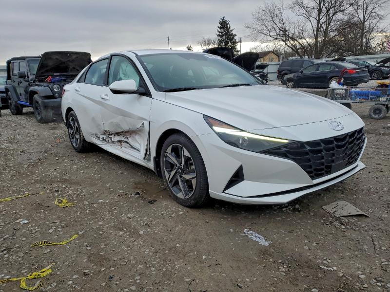 2023 Hyundai Elantra VIN 5NPLS4AG3PH086296 COPART salvage auction — SIDE, Oh - Cert Of Title-Salvage, sold $6,500 on 2026-07-08 (photo 4)