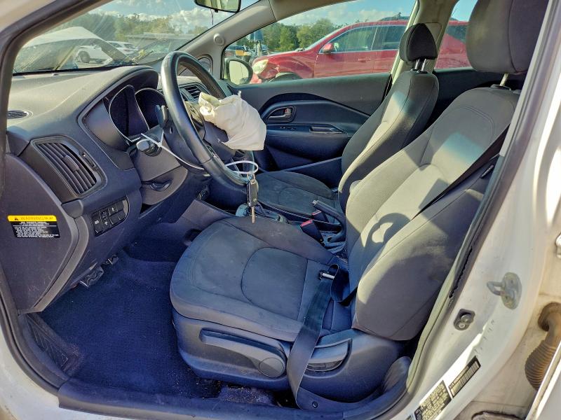 2014 Kia Rio VIN KNADN4A36E6335428 COPART salvage auction — FRONT END, Fl - Cert Of Title Slvg Rebuildable, sold $500 on 2026-07-08 (photo 7)