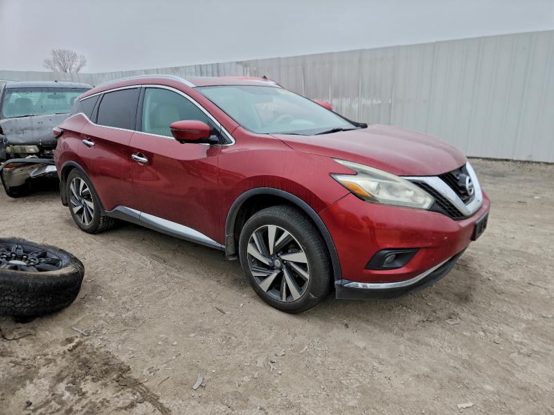 2015 Nissan Murano VIN 5N1AZ2MGXFN291241 COPART salvage auction — REAR END, Ks - Cert Of Title-Salvage, sold $1,050 on 2026-07-20 (photo 4)