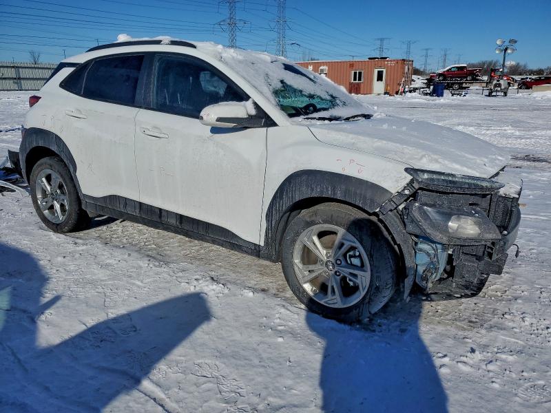 2023 Hyundai Kona VIN KM8K6CAB4PU938008 COPART salvage auction — FRONT END, Il - Salvage Certificate, sold $6,700 on 2026-07-07 (photo 4)